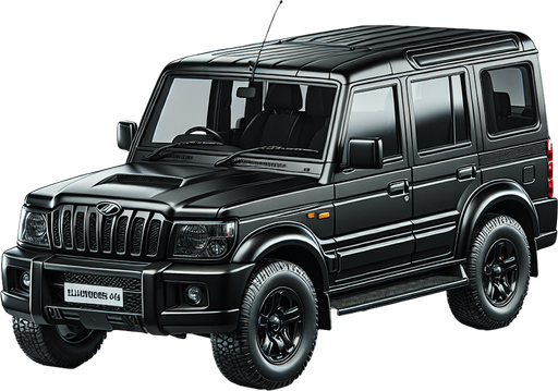 Mahindra scorpio in black color and realistic.
Single Game Texture. In-Game asset. 2d. Blank background. High contrast. No shadows.