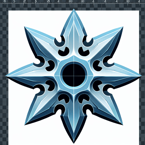 top down view, shuriken game sprite
no background