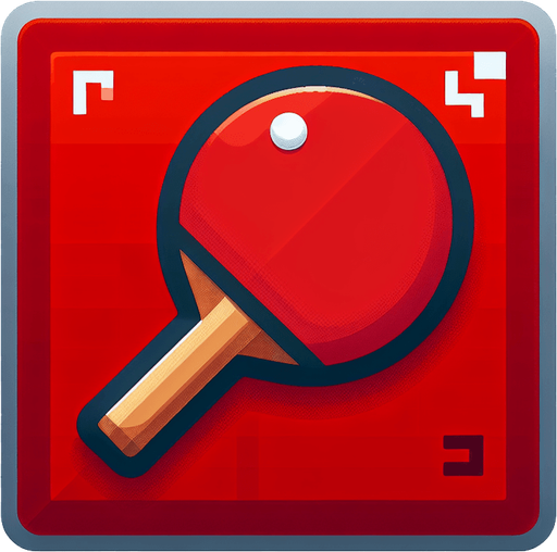 Red paddle..
Single Game Texture.  In-Game asset.  2d.  Blank background.  High contrast.  No shadows