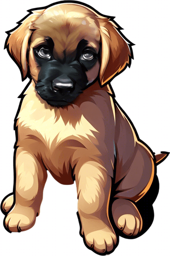 crying puppy. eyes are smaller. crying expression. tears on one eye.