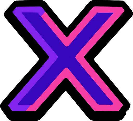 Cool X.
In-Game asset.  2d.  High contrast.  No shadows