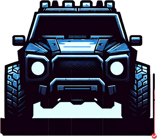 Car.
Single Game Texture.  In-Game asset.  2d.  Blank background.  High contrast.  No shadows