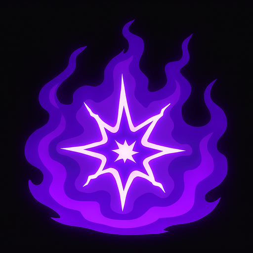 Purple Stun Aura, No text on image!.
In-Game asset.  2d.  High contrast.  No shadows