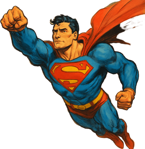 flying superman