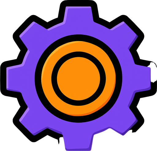 Ayarlar düğmesi oluştur.
In-Game asset.  High contrast.  No shadows