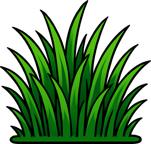 cesped.
In-Game asset.  2d.  High contrast.  No shadows