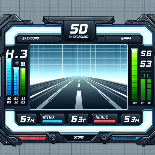 A 2D bar-style background asset with a sleek frame or container design to display nitro, health, or score bars in a street racing game HUD..
Single Game Texture.  In-Game asset.  2d.  Blank background.  High contrast.  No shadows