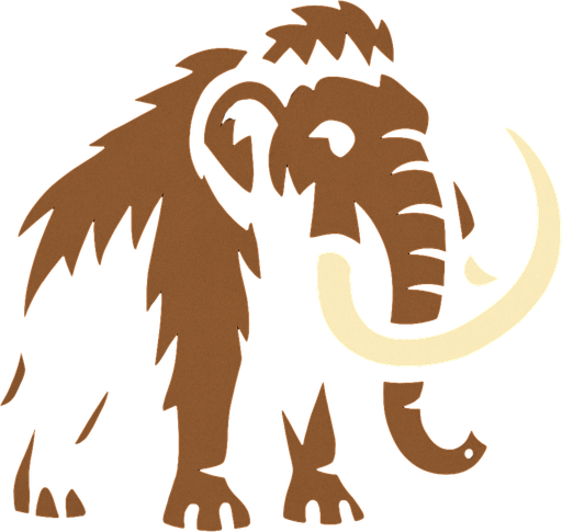 Mammoth.
In-Game asset.  2d.  High contrast.  No shadows