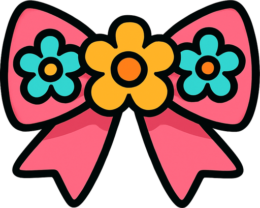cute design accessory top view..
In-Game asset.  2d.  High contrast.  No shadows