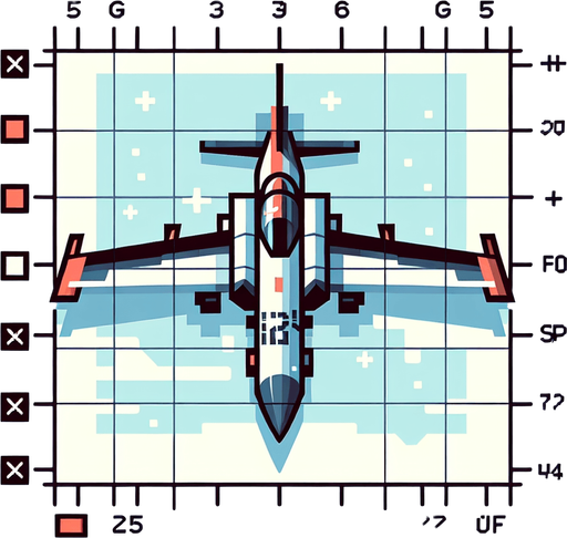 a flat fighter plane.
Single Game Texture. In-Game asset. 2d. Blank background. High contrast. No shadows.