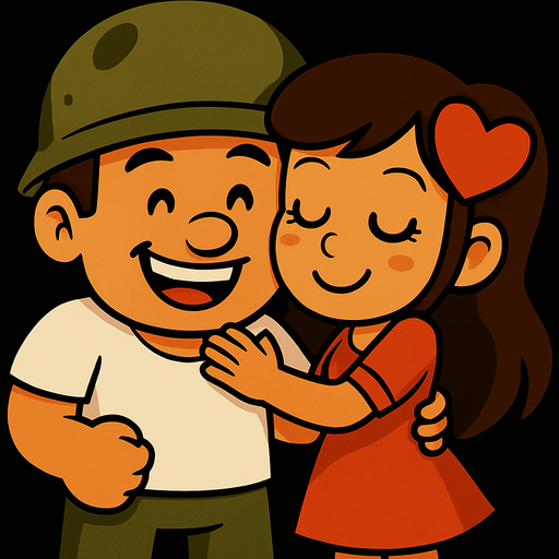 Erkek karakter neşeli bir yüze sahip ve bir beyaz tshirt giyiyor