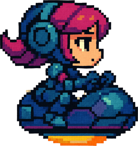 Make it pixel art style