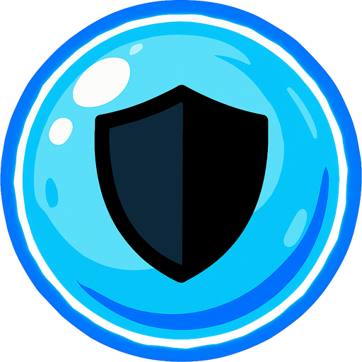 shield buble.
In-Game asset.  2d.  High contrast.  No shadows
