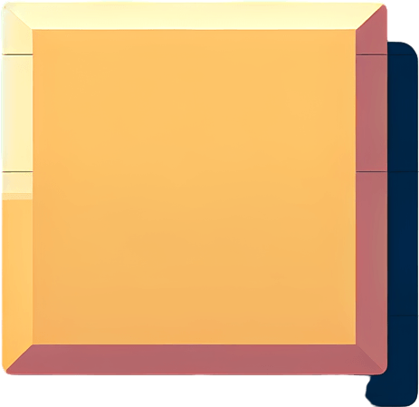 plain square, simple. clipart. 2d. Game asset. Blank background. High contrast. No shadows..