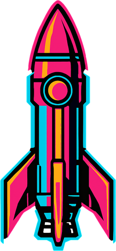 roket mermisi dik bir şekilde 90 derece sci-Fİ.
In-Game asset.  2d.  High contrast.  No shadows