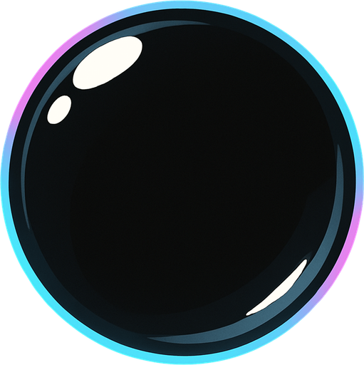 transparent bubble.
In-Game asset.  2d.  High contrast.  No shadows