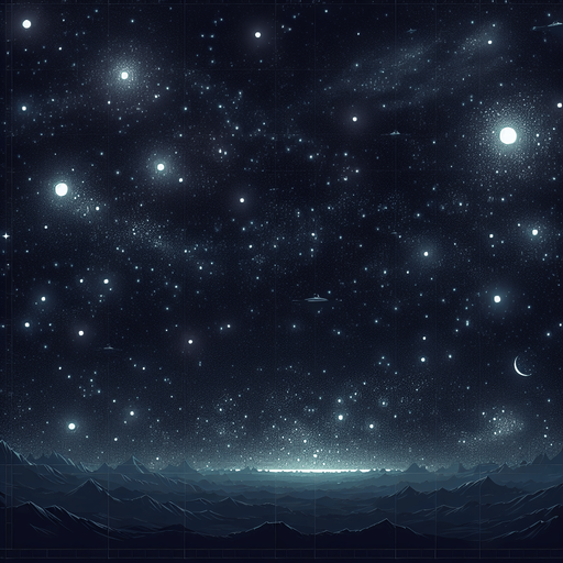 dark space sky shooting game backround.
Single Game Texture. In-Game asset. 2d. Blank background. High contrast. No shadows.