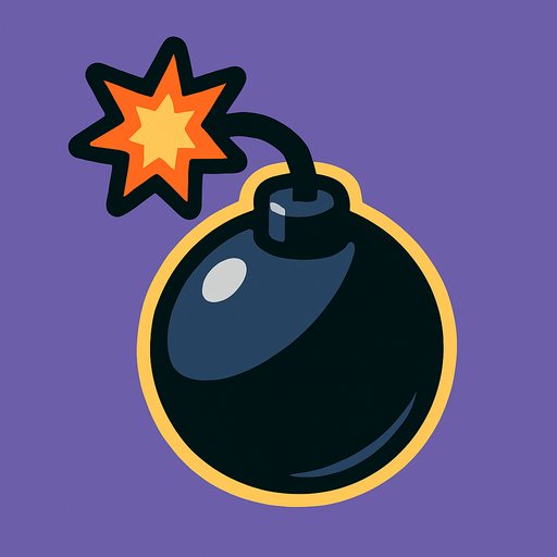 Bomb.
In-Game asset.  High contrast.  No shadows. 2d