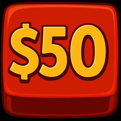 Change the button to say $50