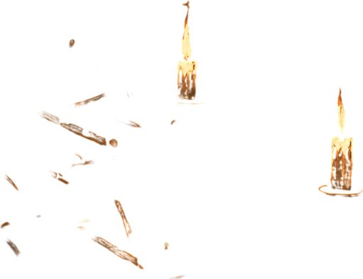 A medieval craftsman's workshop, cluttered with wooden tools, candlelight flickering on iron anvils and scrolls, stone walls, dusty air, dark fantasy realism.
In-Game asset.  2d.  High contrast.  No shadows