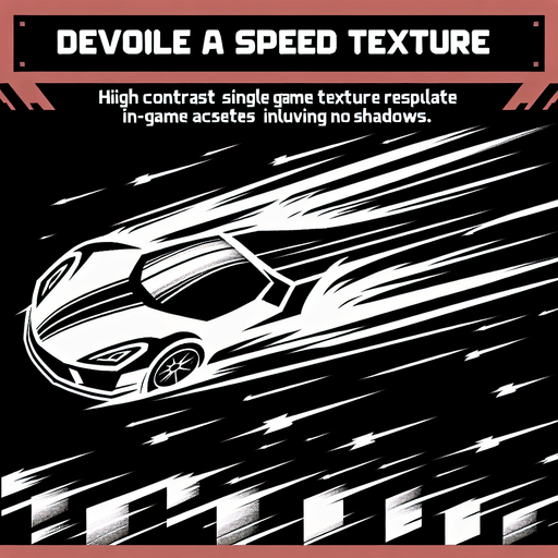 speed boast.
Single Game Texture.  In-Game asset.  Blank background.  High contrast.  No shadows