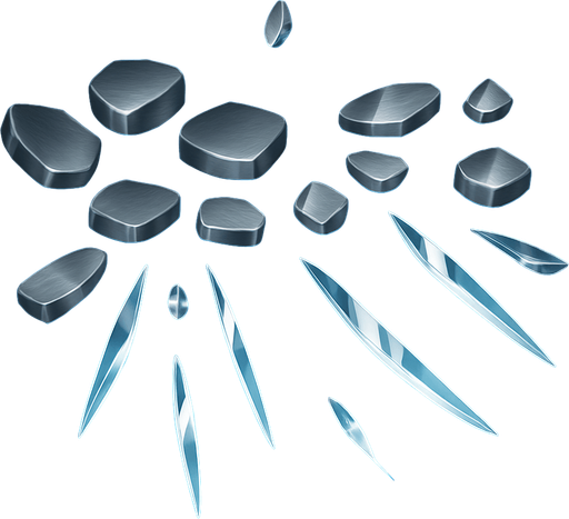 The parts will be made of metal and glass.