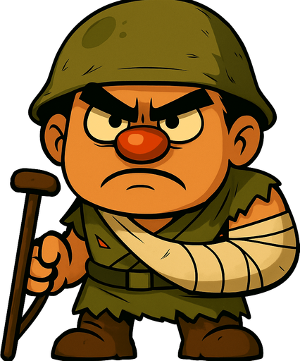 arkaplanı beyaz yap ve resmi genişlet karakterin yarsı gözükmüyor