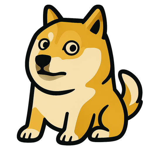 doge.
In-Game asset.  2d.  High contrast.  No shadows
