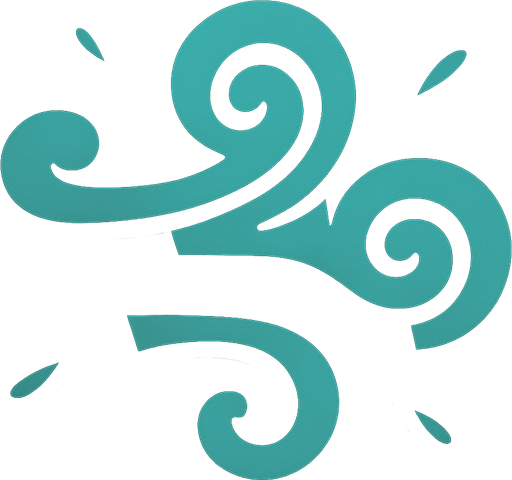 A wind symbol