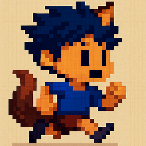 Corriendo pixelart