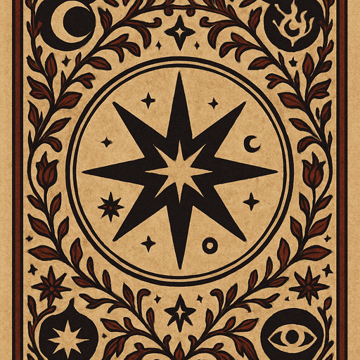 antique card background pattern magical fantasy.
In-Game asset.  2d.  High contrast.  No shadows