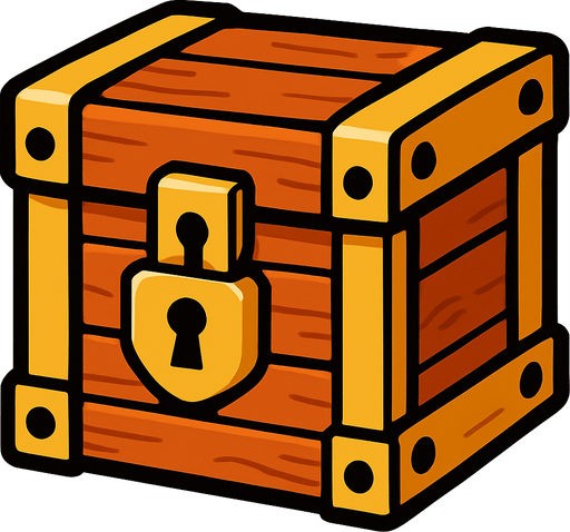 Box.
In-Game asset.  2d.  High contrast.  No shadows