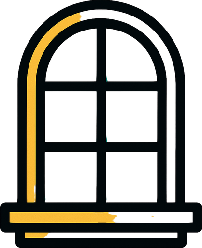 pencere.
In-Game asset.  2d.  High contrast.  No shadows