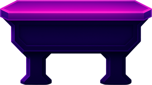 Neon cyberpunk futuristic glowing side-view 2d platformer style platform flat top