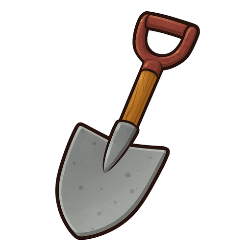 Shovel de plantas vs zombies.
In-Game asset.  2d.  No shadows