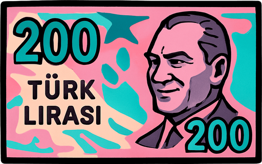 200 türk lirası.
In-Game asset.  2d.  High contrast.  No shadows