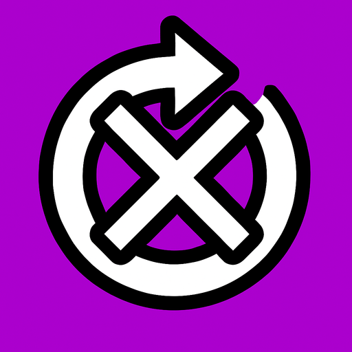 Agrégale una X superpuesta en el símbolo de reiniciar