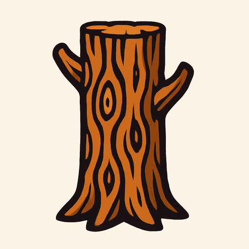 agaç gövdesi 2d.
In-Game asset.  2d.  High contrast.  No shadows