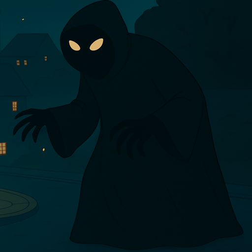 Make robe hang lower so you can't see it's feet