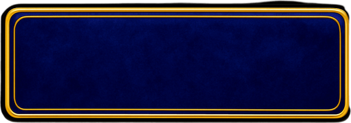 Keep this shape but change the material to a royal blue velvet with a golden border around it.