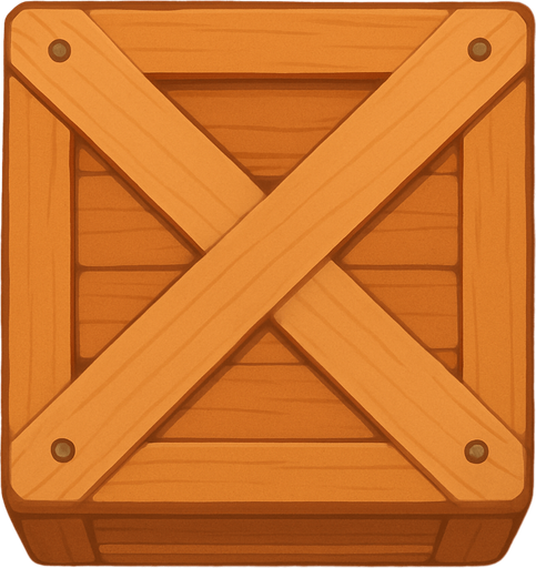 wooden box looking from top