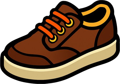Shoe.
In-Game asset.  2d.  High contrast.  No shadows