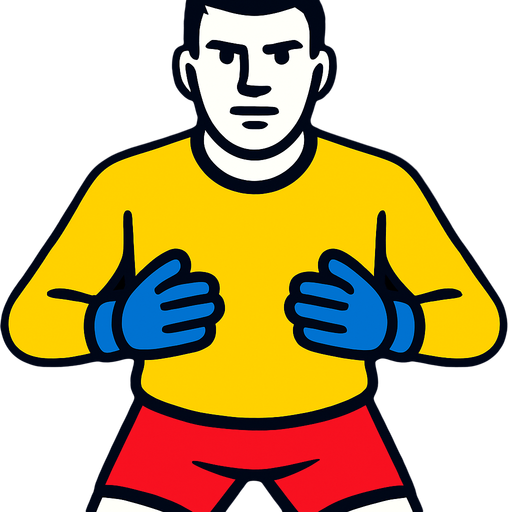 goalkeeper but without a ball