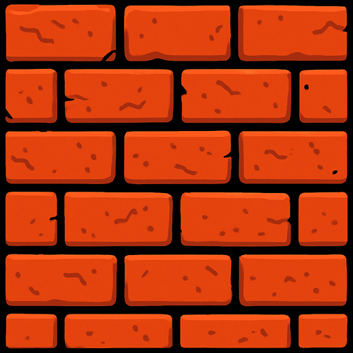 Brick texture.
In-Game asset.  High contrast.  No shadows