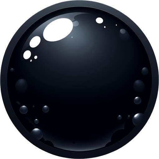 simple black circle no background
Single Game Texture. In-Game asset. 2d. Blank background. High contrast. No shadows.