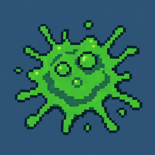 acid splash puddle, pixel art, top down, top view
In-Game asset.  2d.  High contrast.  No shadows