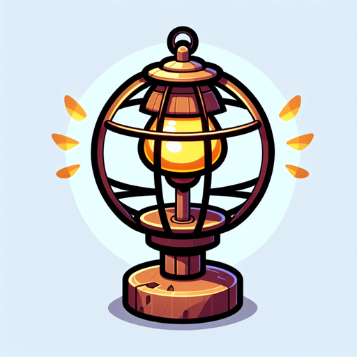 mosquito trap lamp. cartoon..
Single Game Texture. In-Game asset. 2d. Blank background. High contrast. No shadows.