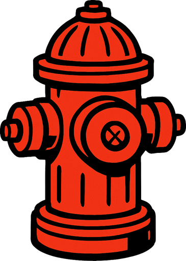 Fire hydrant.
In-Game asset.  2d.  High contrast.  No shadows