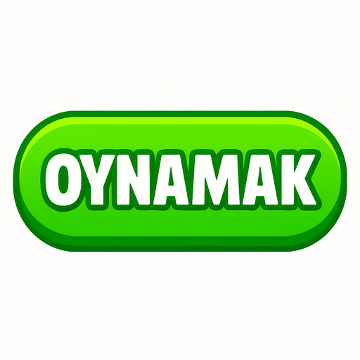 OYNAMAK GREEN BUTTON.
In-Game asset.  2d.  High contrast.  No shadows