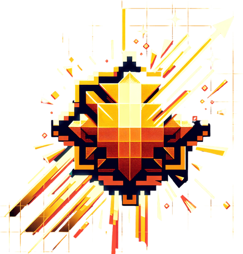 "A glowing neon power-up bit in electric golden shaped like a sphere shard. The object should have a vibrant futuristic glow, clearly distinct from red or orange obstacles. The background should be transparent. Style: cyberpunk, suitable for a neon-themed endless runner game.".
Single Game Texture.  In-Game asset.  2d.  Blank background.  High contrast.  No shadows